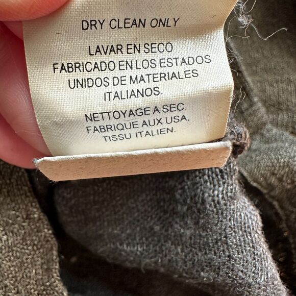 Eileen Fisher Green Linen & Rayon Straight Cropped Lightweight Pants Size S - Picture 6 of 8